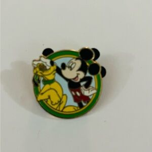 Disney Pin with Pluto and Mickey